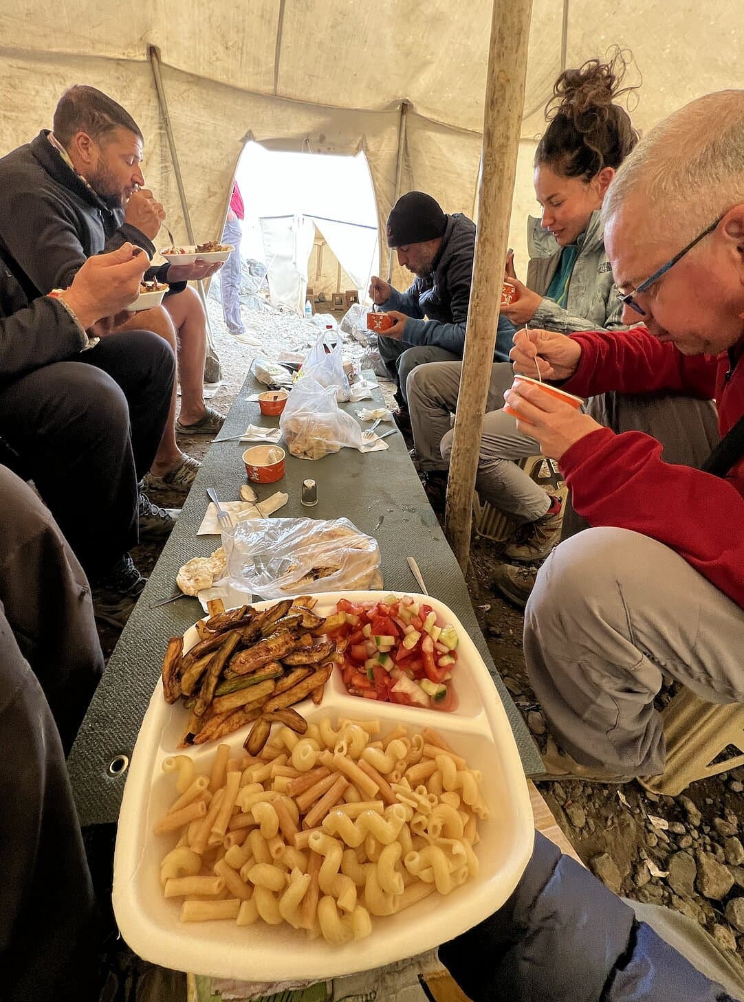 High camp at 4,200m on Mount Ararat